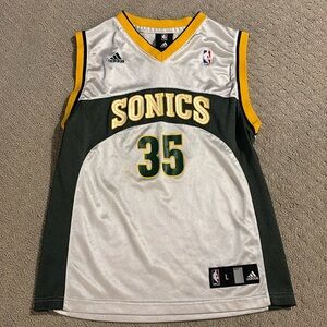 Seattle Super Sonics Youth Basketball Jersey Durant L EUC